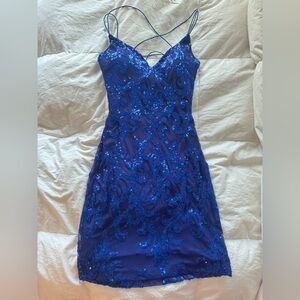 Royal blue Windsor dress, size xs only worn once